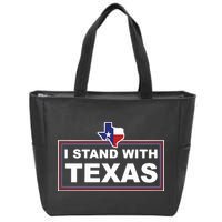 I Stand With Texas Luke Rudkow Zip Tote Bag