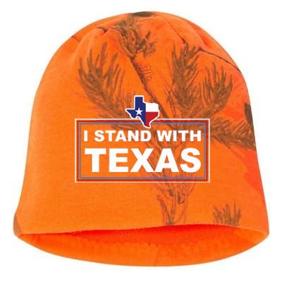 I Stand With Texas Luke Rudkow Kati - Camo Knit Beanie