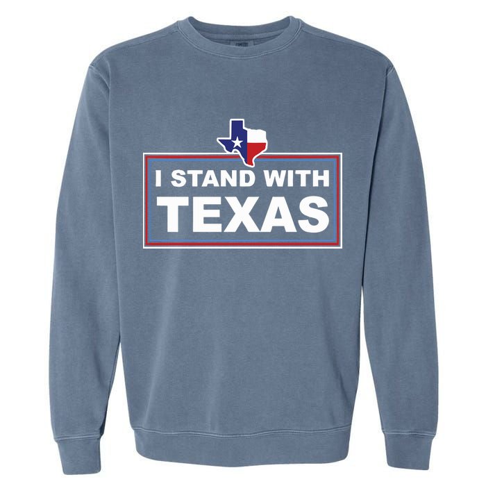 I Stand With Texas Luke Rudkow Garment-Dyed Sweatshirt