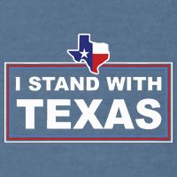 I Stand With Texas Luke Rudkow Garment-Dyed Sweatshirt