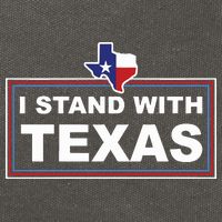 I Stand With Texas Luke Rudkow Cotton Canvas Backpack