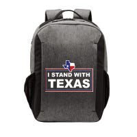 I Stand With Texas Luke Rudkow Vector Backpack