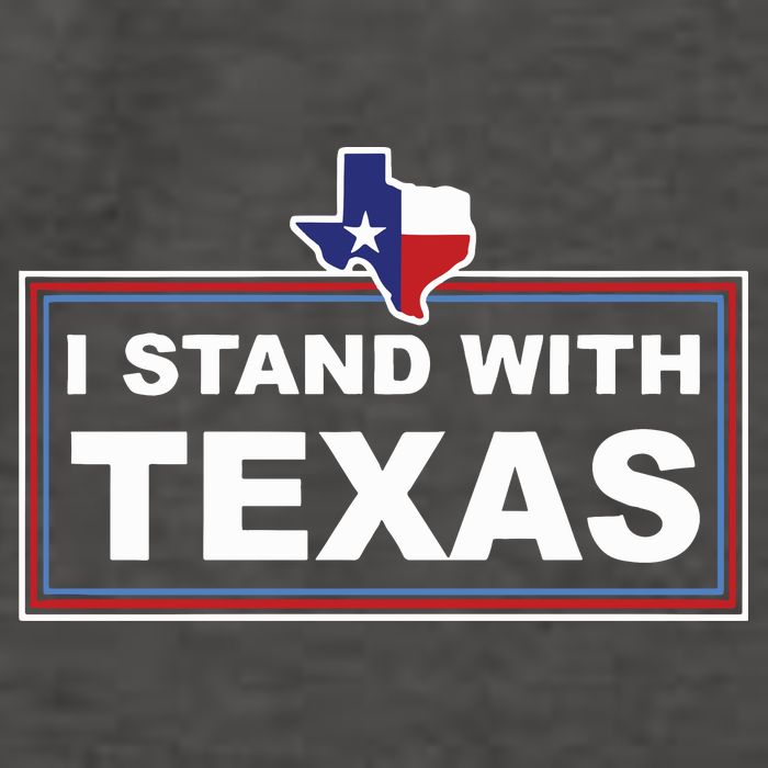 I Stand With Texas Luke Rudkow Vector Backpack