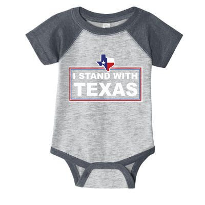 I Stand With Texas Luke Rudkow Infant Baby Jersey Bodysuit