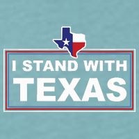 I Stand With Texas Luke Rudkow Sueded Cloud Jersey T-Shirt