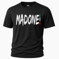 Italian Slang Word Madone Cooling Performance Crew T-Shirt