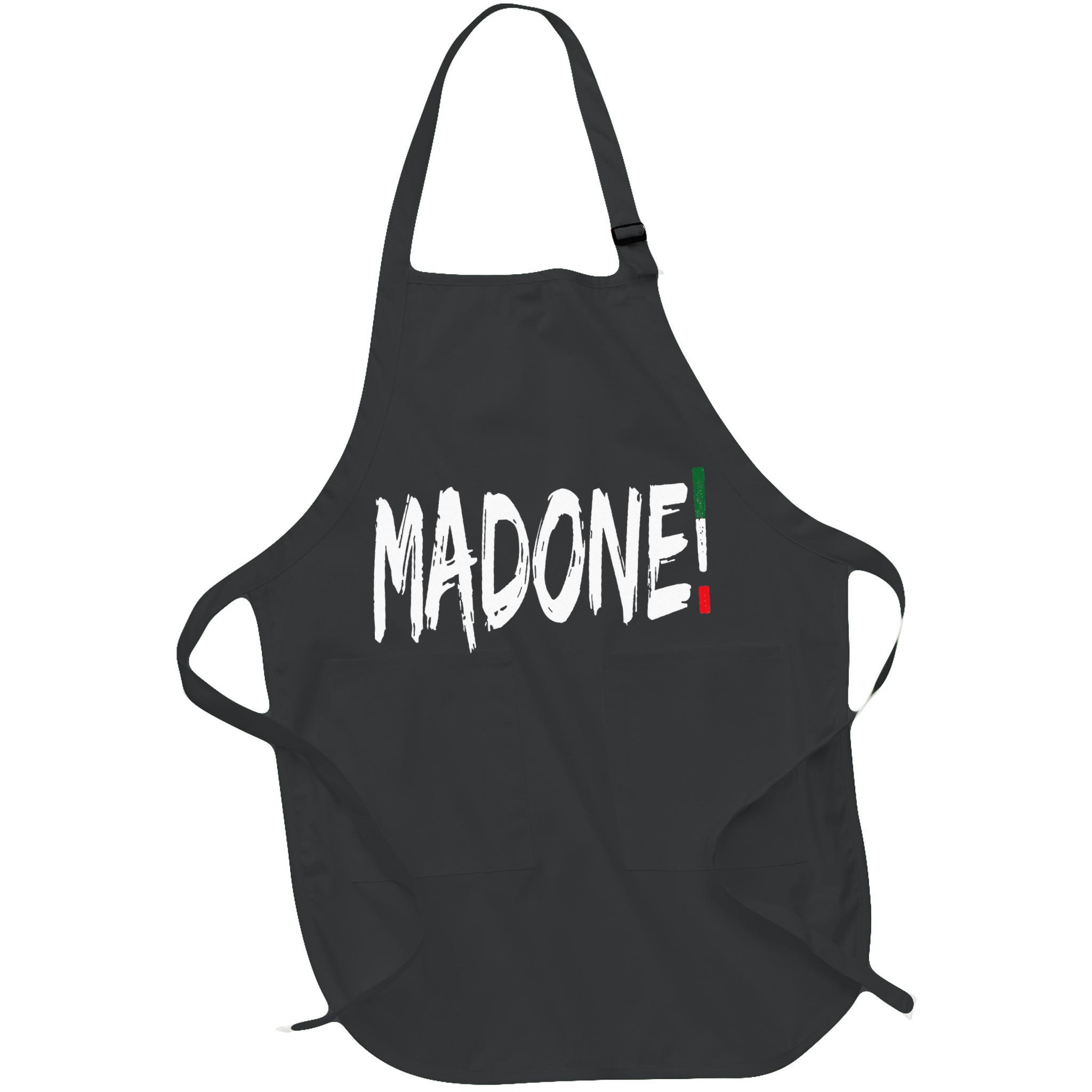 Italian Slang Word Madone Apron
