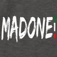 Italian Slang Word Madone Vector Backpack