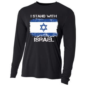 I Stand With Israel Support Israel Love Israeli Brotherhood Cooling Performance Long Sleeve Crew