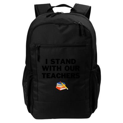 I Stand With Our Teachers & Stand Against Book Banning Backpack