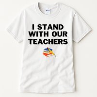 I Stand With Our Teachers & Stand Against Book Banning Tall T-Shirt