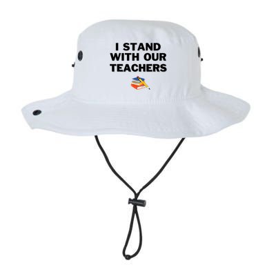 I Stand With Our Teachers & Stand Against Book Banning Bucket Hat