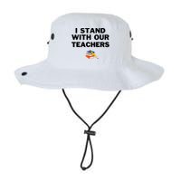 I Stand With Our Teachers & Stand Against Book Banning Bucket Hat