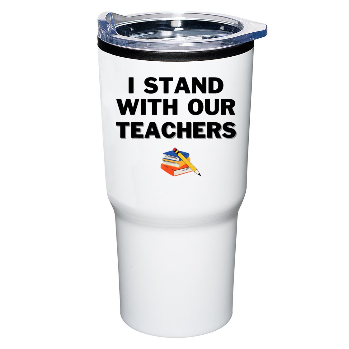 I Stand With Our Teachers & Stand Against Book Banning Tumbler
