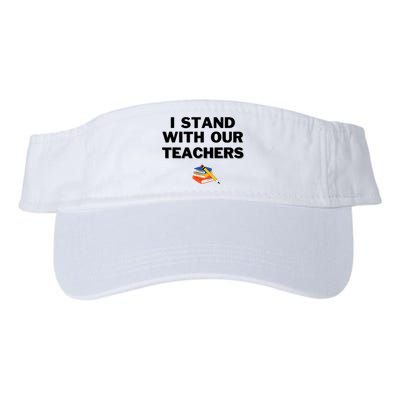 I Stand With Our Teachers & Stand Against Book Banning Visor