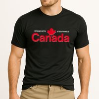 I Stand With Je Soutiens Le Canada English French Cooling Performance Crew T-Shirt