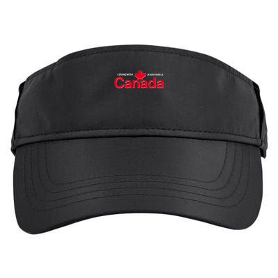 I Stand With Je Soutiens Le Canada English French Adult Drive Performance Visor