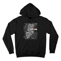 I Stand With Palestine Quote A Free Palestine Design Hoodie