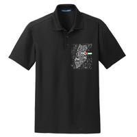 I Stand With Palestine Quote A Free Palestine Design Dry Zone Grid Polo