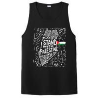 I Stand With Palestine Quote A Free Palestine Design PosiCharge Competitor Tank