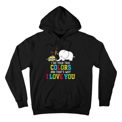 I See Your True Colors Puzzle World Autism Awareness Hoodie