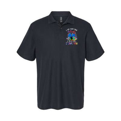 I See Your True Colors Puzzle World Autism Awareness Polo