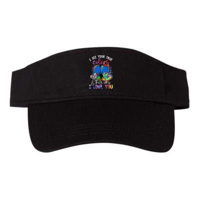 I See Your True Colors Puzzle World Autism Awareness Visor