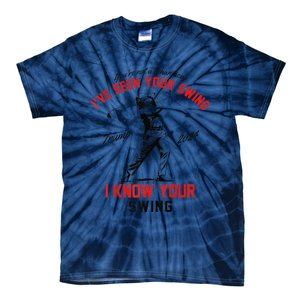 IVe Seen Your Swing I Know Your Swing Funny Trump Golf 2024 Premium Tie-Dye T-Shirt