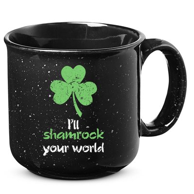 I'll Shamrock Your World Saint St Patrick's Paddys Day Gift 15oz Campfire Ceramic Mug
