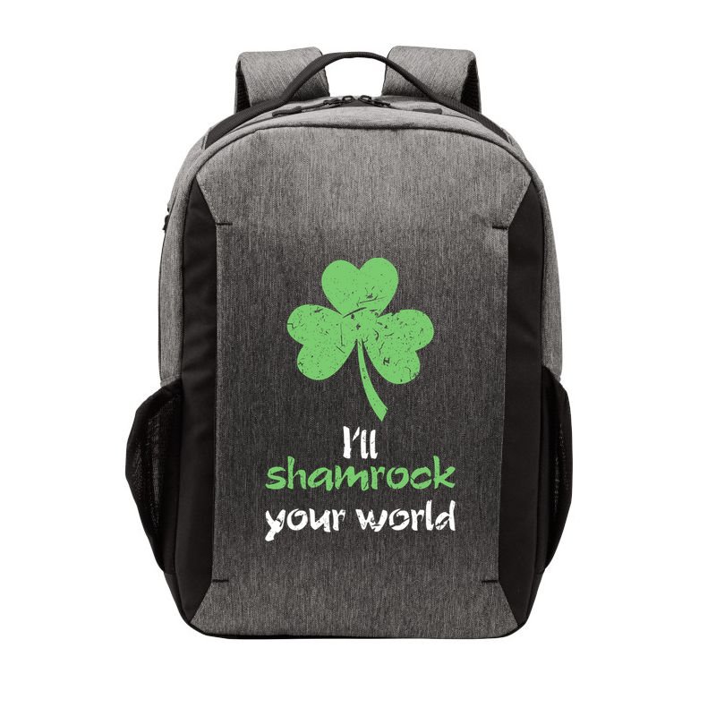 I'll Shamrock Your World Saint St Patrick's Paddys Day Gift Vector Backpack