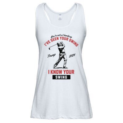 IVe Seen Your Swing I Know Your Swing Trump Golf Ladies Essential Flowy Tank