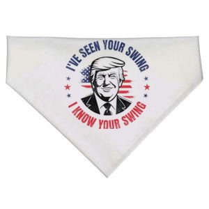 IVe Seen Your Swing I Know Your Swing Funny Golf USA-Made Doggie Bandana