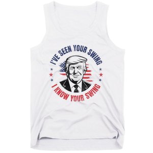 IVe Seen Your Swing I Know Your Swing Funny Golf Tank Top