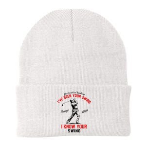 IVe Seen Your Swing I Know Your Swing Knit Cap Winter Beanie