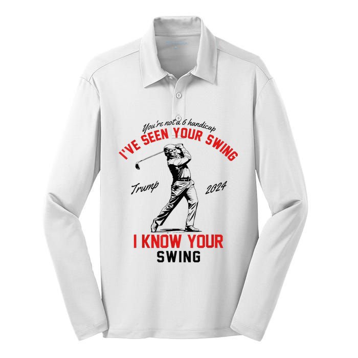 IVe Seen Your Swing I Know Your Swing Silk Touch Performance Long Sleeve Polo