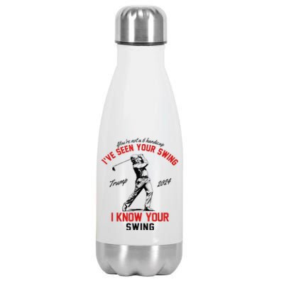 IVe Seen Your Swing I Know Your Swing Stainless Steel Insulated Water Bottle