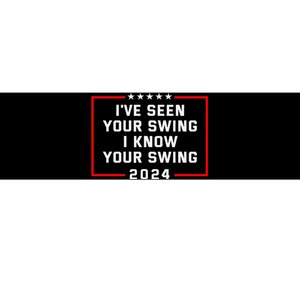 IVe Seen Your Swing Funny Golf Political Satire Bumper Sticker