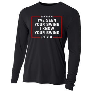 IVe Seen Your Swing Funny Golf Political Satire Cooling Performance Long Sleeve Crew