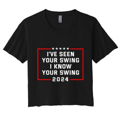 IVe Seen Your Swing Funny Golf Political Satire Crop Top