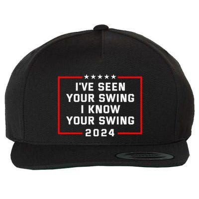 IVe Seen Your Swing Funny Golf Political Satire Wool Snapback Cap