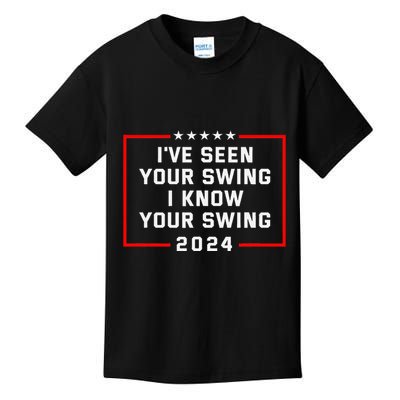 IVe Seen Your Swing Funny Golf Political Satire Kids T-Shirt