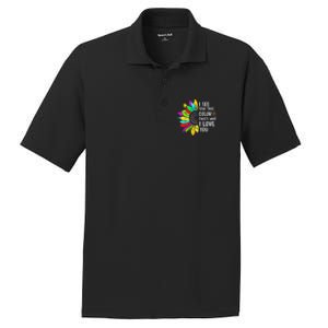 I See Your True Color Infinity Rainbow Neurodiversity Autism PosiCharge RacerMesh Polo