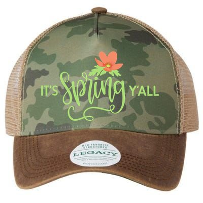It's Spring Y'all Flower Legacy Tie Dye Trucker Hat