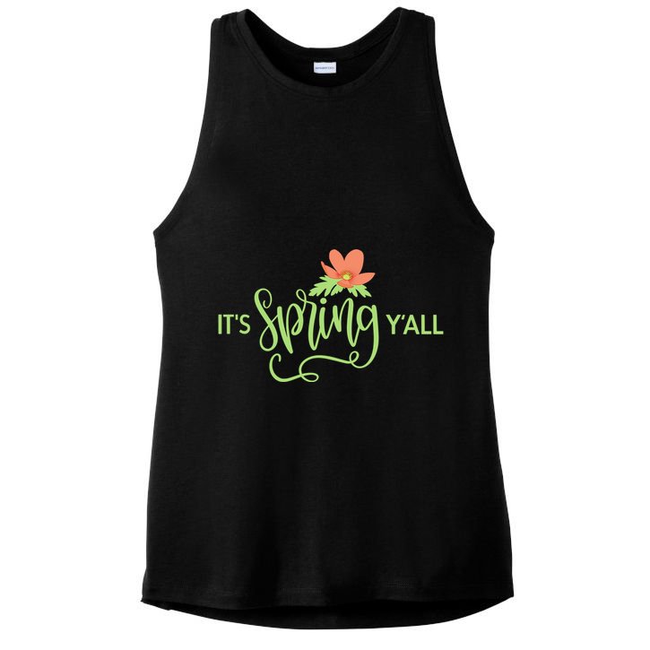 It's Spring Y'all Flower Ladies PosiCharge Tri-Blend Wicking Tank