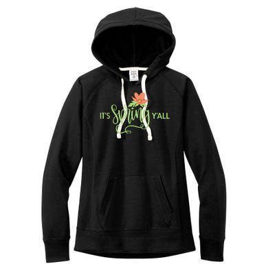 It's Spring Y'all Flower Women's Fleece Hoodie