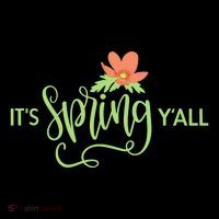 It's Spring Y'all Flower Zip Tote Bag