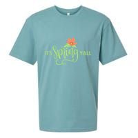 It's Spring Y'all Flower Sueded Cloud Jersey T-Shirt