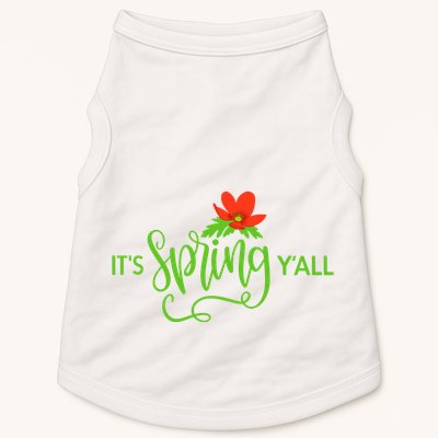 It's Spring Y'all Flower Doggie Tank