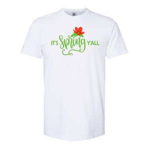 It's Spring Y'all Flower Softstyle CVC T-Shirt