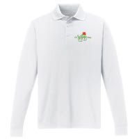 It's Spring Y'all Flower Performance Long Sleeve Polo